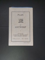 Vintage fold out plan of Antwerp, undated