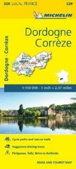 Michelin Correze, Dordogne – Michelin Local Map 329 (Map)