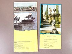 Set of 2 Soviet Travel Maps 1976 • Black Sea Coast Resorts Sanatoriums USSR GUGK