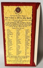 Old Map of Warwickshire 1610 – John Speede Antiqued Parchment Replica