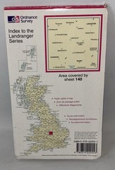 Ordnance Survey Landranger Map – Leicester, Coventry & Rugby – Sheet 140 – 1996