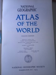 1975 Natural Geographic Atlas Of The World Fourth Edition 330 Pages