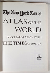 The New York Times Atlas of the World Vintage 1980 New Edition Times Books