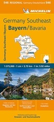 Germany Southeast, Bavaria – Michelin Regional Map 546 by Michelin