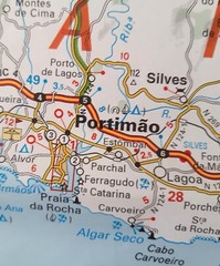 Michelin – PORTUGAL Map – No. 593 Regional – Portugal Sul Algarve GOOD condition