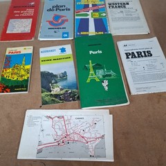 Vintage Michelin/AA Road Maps/Guides France Joblot Lot 2