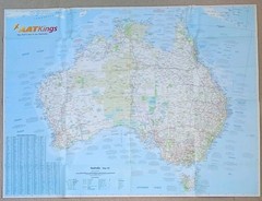 AAT Kings Map of Australia • Scale – 1:5,800,000 (2009).