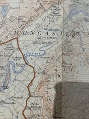 MUNCASTER River Esk Ulpha Ordnance Survey Sheet SD19 1:25000 1952
