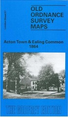 Ealing Common & West Acton 1864, 1894 or 1934 London Sheet 57