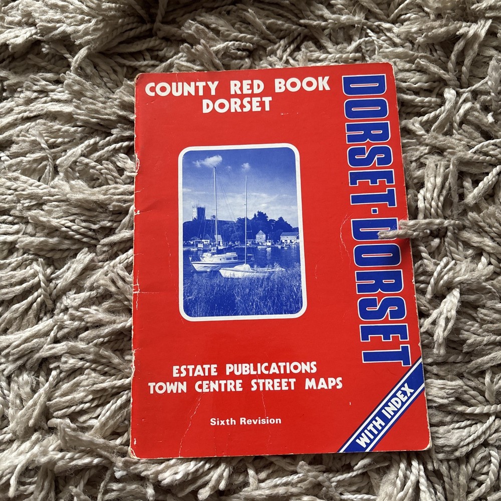 Tourist Guide Visitor Street Maps Atlas Red Book Dorset Maps