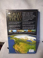The Great World Atlas DK maps terrain models satellite images 2002 book 18″x12″