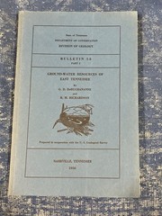 5-Vintage Division Of Geology Tennessee Bulletin/Booklets, Fold Maps 1940-63