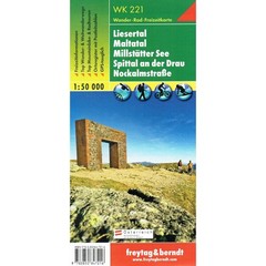 Austria Liesertal Maltatal Millstatter See Map WK221 hiking cycling 50% OFF SALE