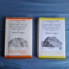 A Pictorial Guide to the Lakeland Fells Book 2x books north western & southern