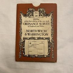 Northwick & Warrington Sheet 26 Reprint of 1st Ed 1 inch Ordnance Survey Map