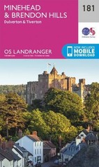Minehead & Brendon Hills, Dulverton & Tiverton (Map) OS Landranger Map