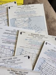 NOAA and FAA Sectional Aeronautical Charts Maps World & USA 1972-2005 and More..