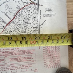 Vintage Ordinance Survey Map Sheet Lympne Kent 1938