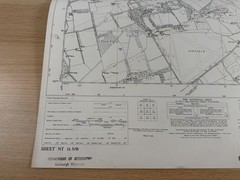 Ordnance Survey 6 Inch Map 1958 NT 16 NW Kirknewton RAF Airfield West Lothian