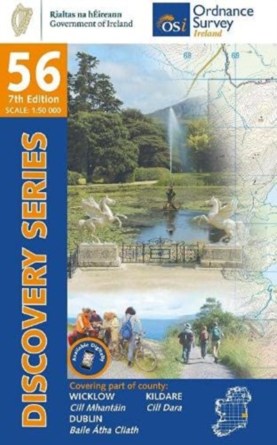 Dublin Wicklow. Kildare (Sheet map, folded)