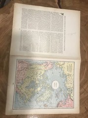 1895 Peoples Family Atlas Maps France Polar Regions Article Discoveries