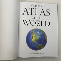 Atlas of the World Maps Ex-Library 23rd Edition 2016 Oxford University Press HC
