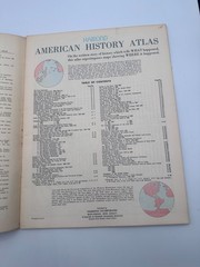 Hammond American History Atlas 1972 Vintage US Map History Book Illustrated