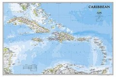 Nat Geo Maps Caribbean Classic Map [Laminated] (Map) (UK IMPORT)