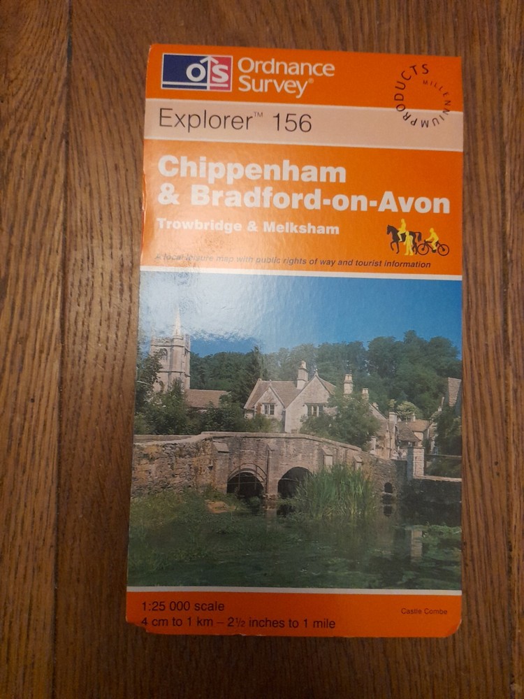 Ordnance Survey Explorer 156 Chippenham & Bradford-on-Avon