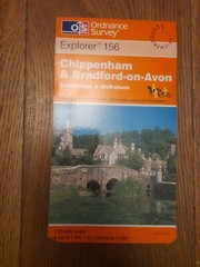 Ordnance Survey Explorer 156 Chippenham & Bradford-on-Avon