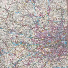 AA 5-Mile Motorists’ Map Series 2. South East & East Midlands (2nd Edition 1981)