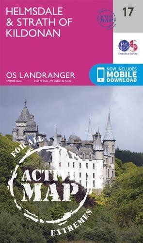 Helmsdale & Strath of Kildonan (Map) OS Landranger Active Map