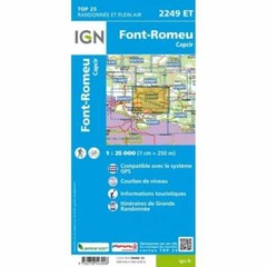 France 1:25K map 2249ET: Font-Romeu & Capcir