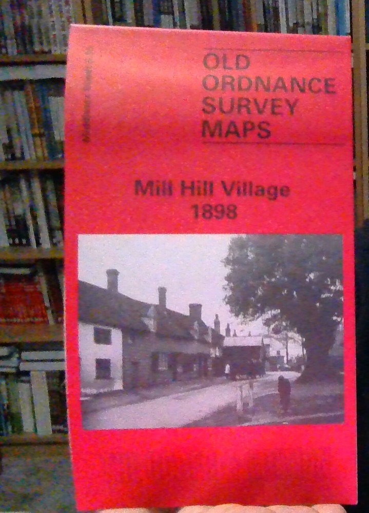 MAP OF MILL HILL VILLAGE 1898 MIDDLESEX SHEET 6.15 NEW