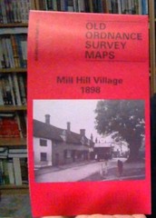 MAP OF MILL HILL VILLAGE 1898 MIDDLESEX SHEET 6.15 NEW