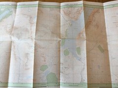 1977 Ordnance Survey Pathfinder Map 292 NN 46/56 Lower Loch Ericht