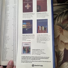 THE NEW RAND MCNALLY COLLEGE WORLD ATLAS By Rand Mcnally Hardcover 1985 Maps