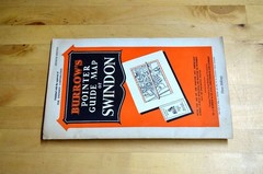 Burrow’s Pointer Guide Map of Swindon, Borough of Swindon, Very Good Book