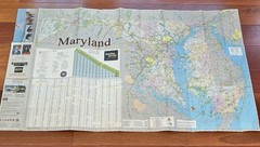 NEW Maryland Map – Road Highway 2025-2026