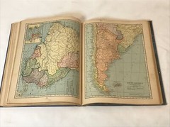 Vintage Hammond’s Atlas OUR PLANET THE BLUE BOOK OF MAPS Color Maps & Info