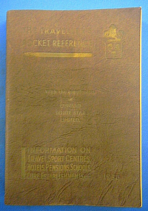 TRAVELLERS POCKET REFRENCE TO EUROPE US INFO ON TRAVEL SPORTS CENTRES 1936 GD