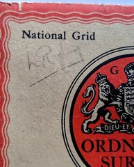 OS Ordnance Survey 1″ New Popular Edition 129 Ludlow