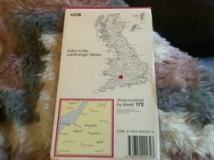 Bristol Bath & surrounding area OS Ordnance Survey Landranger Map Sheet 172 1983