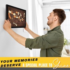 12x10inch Travel Map,Wooden USA Map Puzzle,Perfect For Couples and Families Gift