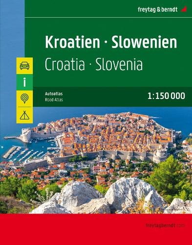 Freytag-Berndt Croatia – Slovenia, Country Map 1:150.000 (Map) (UK IMPORT)