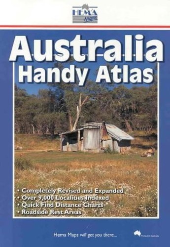 Australia Handy Atlas (Australian Road Atla… by Hema Maps Paperback / softback