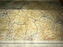 Bartholomew’s Half Inch Maps Cloth West Riding Sheet 32