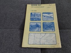 Vintage Folded CMA Broken Bay Orthophotomap First Edition Paper Fold Out