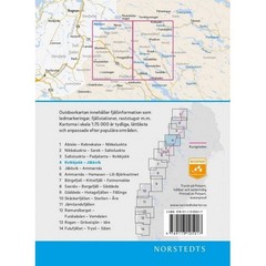 Sweden map 4: Kvikkjokk / Jakkvik Hiking, Kungsleden, skiing