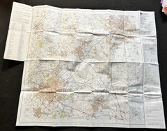 Ordnance Survey Landranger Map – Leicester, Coventry & Rugby – Sheet 140 – 1996